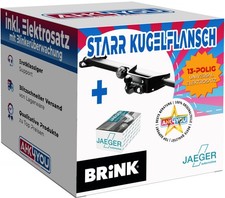 BRINK AHK für Fiat Ducato Bus Kasten 94-02 starr Kugelflansch + 13-pol ES ABE