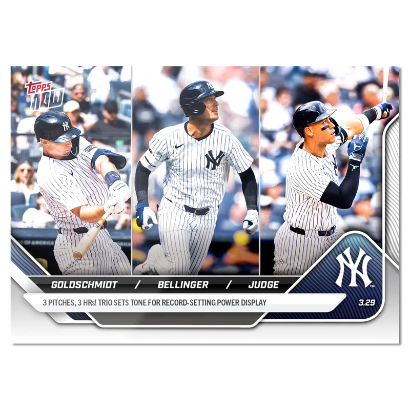 Paul Goldschmidt/Cody Bellinger/Aaron Judge, 2025 MLB TN #19 - THE BRONX BOMBERS