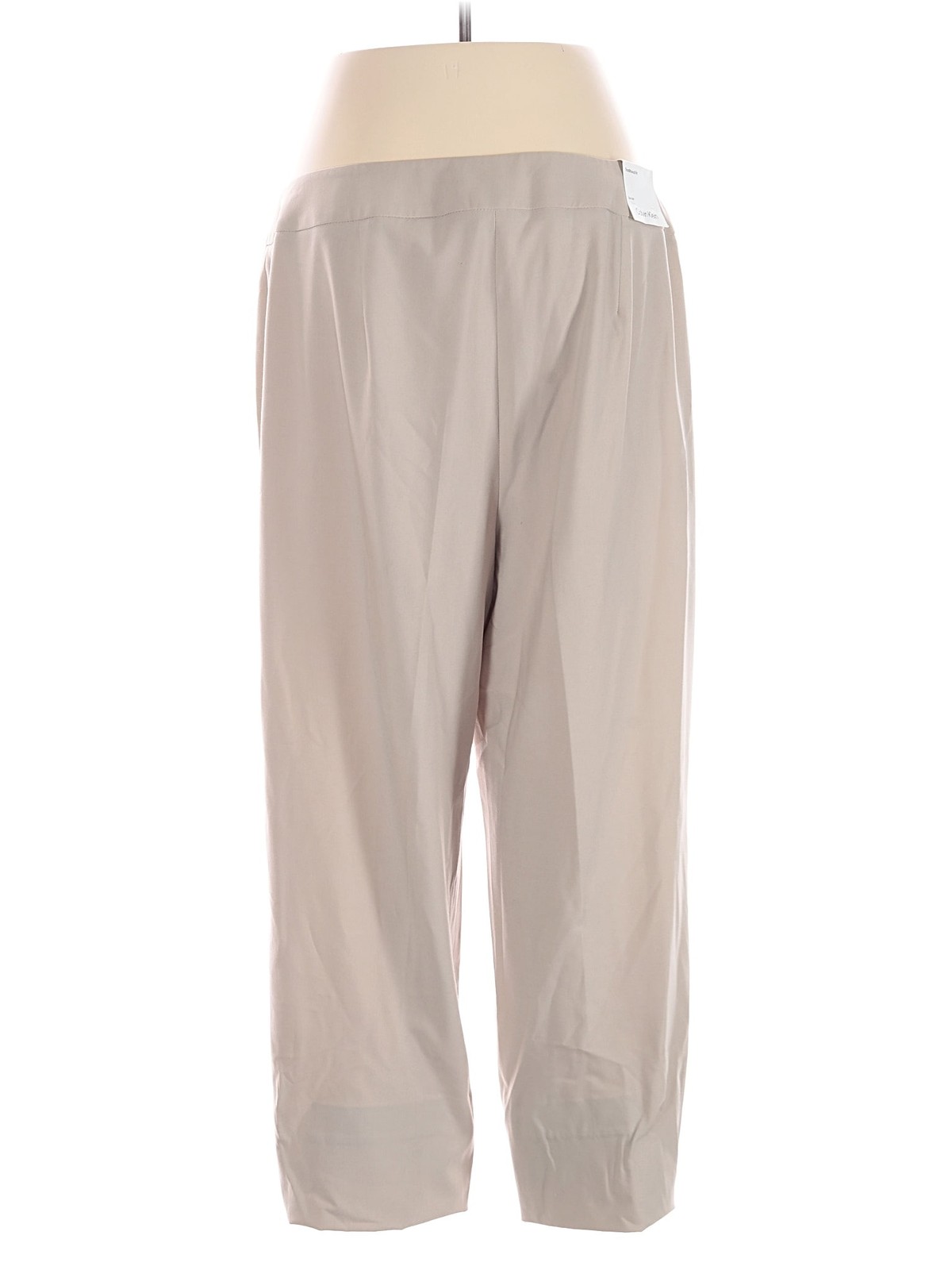 NWT Calvin Klein Women Gray Casual Pants 14 Plus thumbnail 2