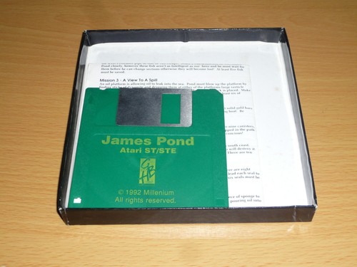 *****ATARI ST/STE GAME JAMES POND AGENT SOUS-MARIN PAR GBH***** - Photo 10/13