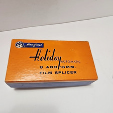 MANSFIELD HOLIDAY FILM SPLICER Automatic for 8mm  16mm Original Box