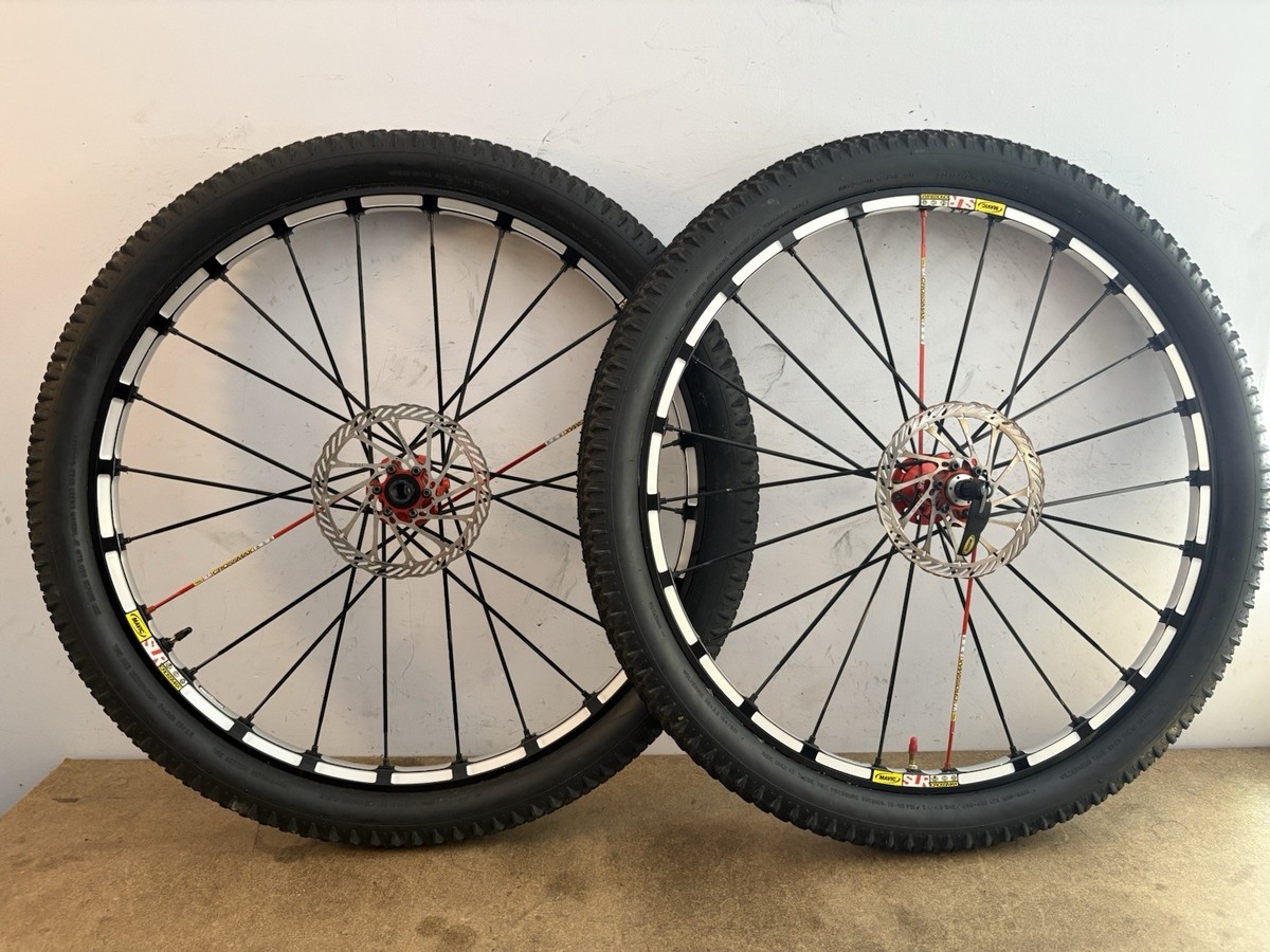 Mavic CrossMax Wheelset, SLR SSC red, Disc brake, 26