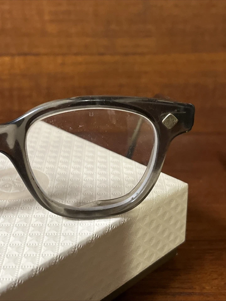 Винтажные защитные очки 1950-х Bouton U Fit серые дымчатые - Изображение 3 из 4