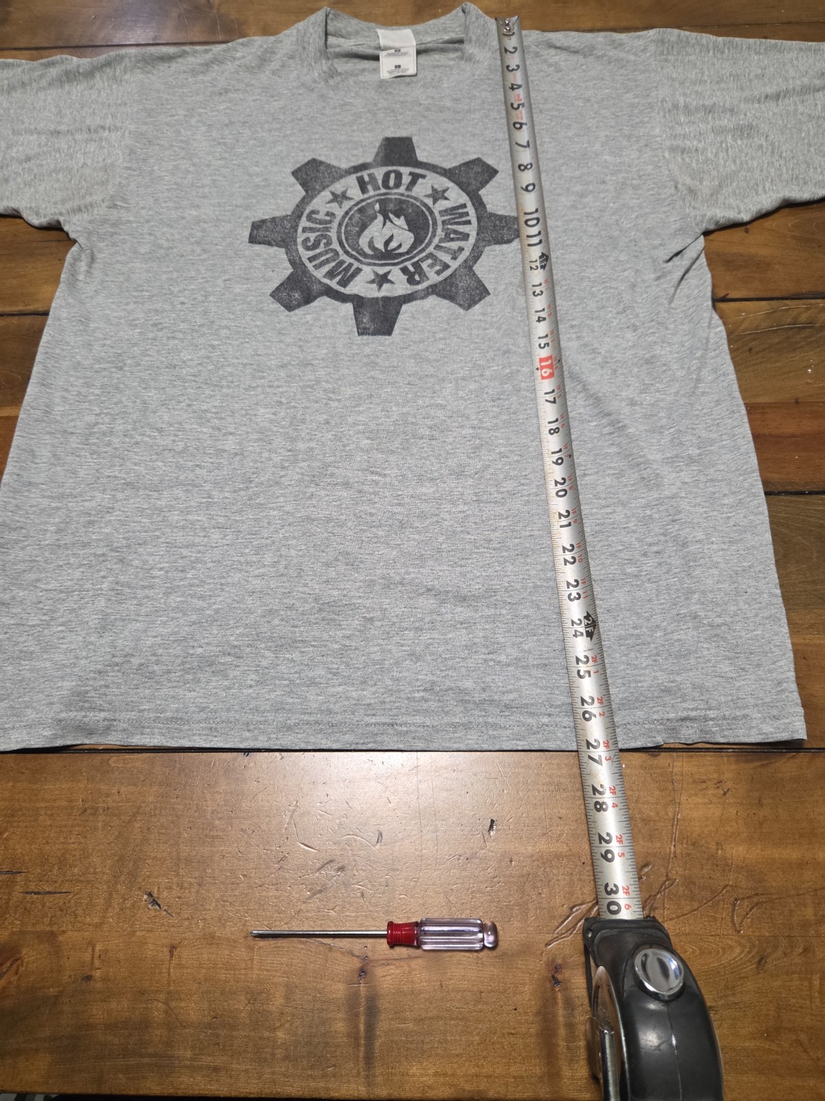 Vintage 1999 Hot Water Music Gainesville Florida Punk Shirt Size L FOTL image 5
