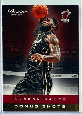 2012-13 Panini Prestige - Bonus Shots Gold LeBron James #79 Miami Heat /249 SSP
