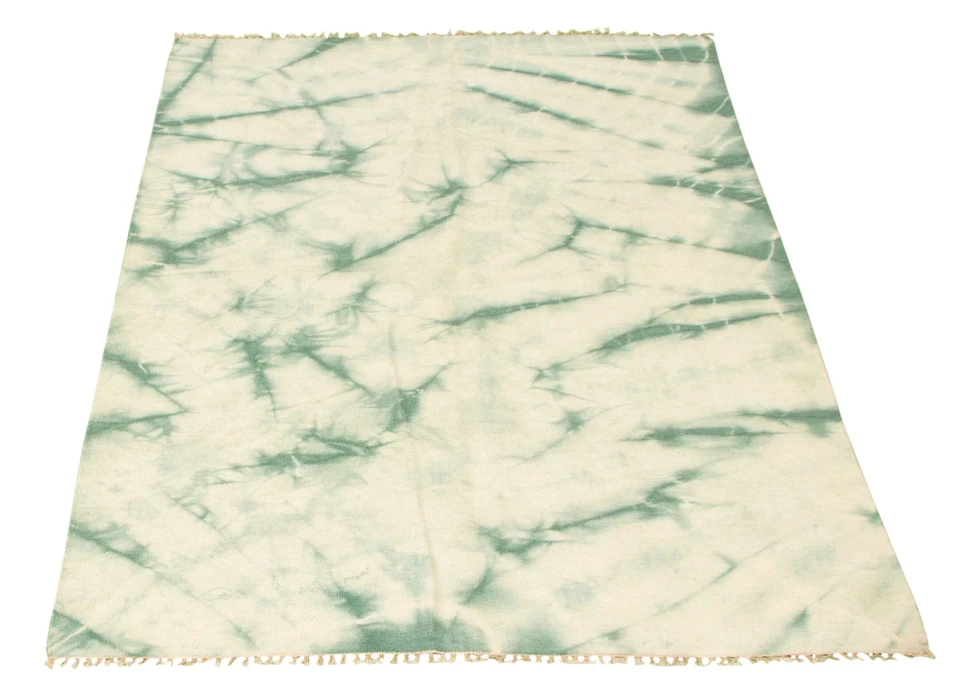 Vintage Hand Woven Traditional Kilim Rug 4'10" x 7'11" Oriental Wool Carpet - Image 2 of 4