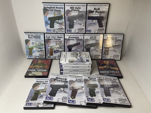 Ultimate Pistol Gunsmithing & Armorer Training Collection (43 DVDs) 16 Courses