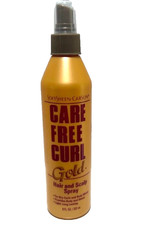SoftSheen Carson Care Free Curl Gold Hair and Scalp Spray -8 oz-Fast