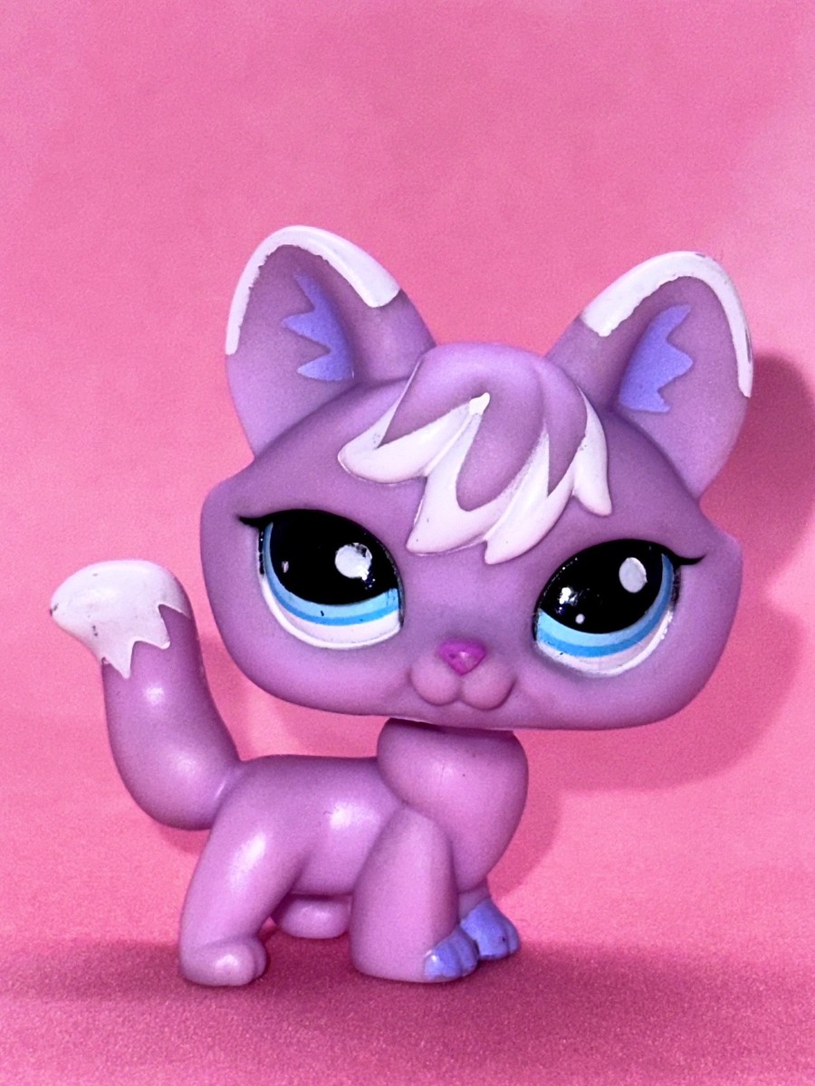 LPS Hasbro EU Exclusive Purple White Fox #2400 - Authentic