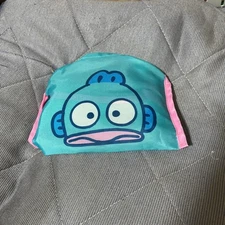 Hanguydon Eco Bag, Blue Fish Character, Lightweight Nylon, Pocket Design,