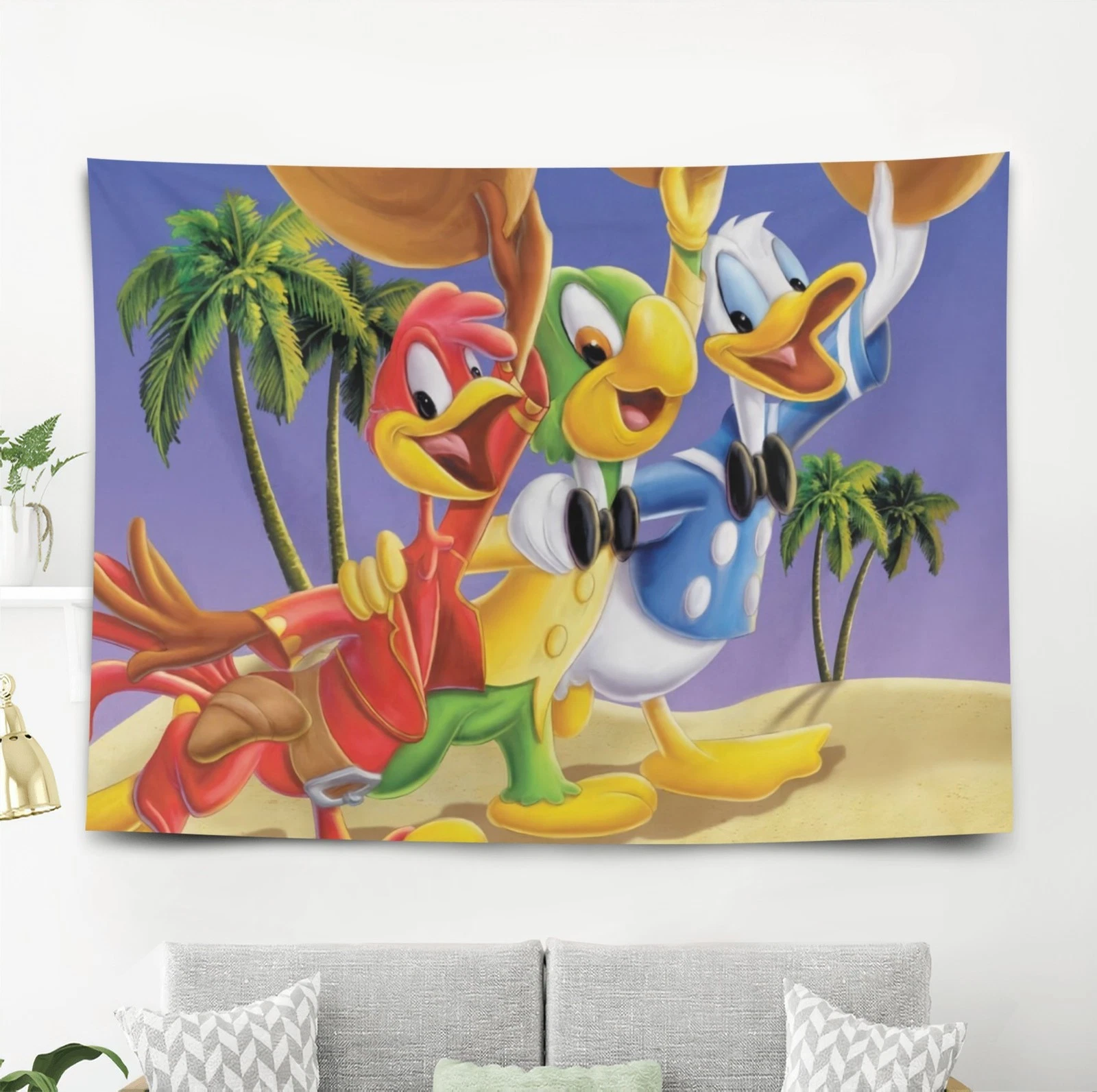 The Three Caballeros Tapestry Wall Decor for Bedroom Dorm