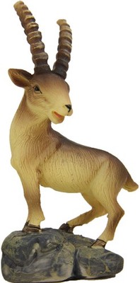 Krippenfigur Steinbock 8 cm für 11-12 cm Figuren Polyresin groß