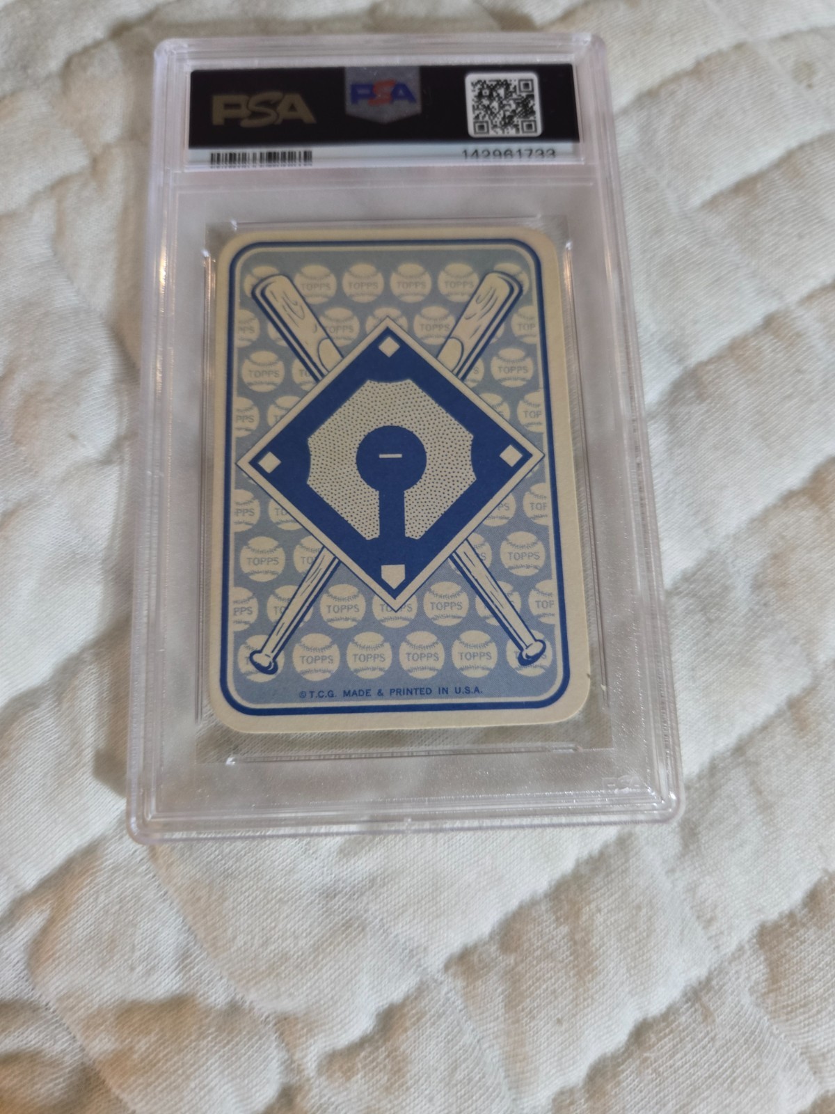 1968 Topps GAME #2 Mickey Mantle PSA VG-EX 4 New York Yankees view 2