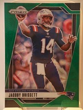 2024 Panini Prizm Football Green Scope Prizm #194 Jacoby Brissett /75