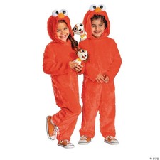 Sesame Street Kids Elmo with Tango Halloween Costume Toddler 2T Hooded Jumpsuit
