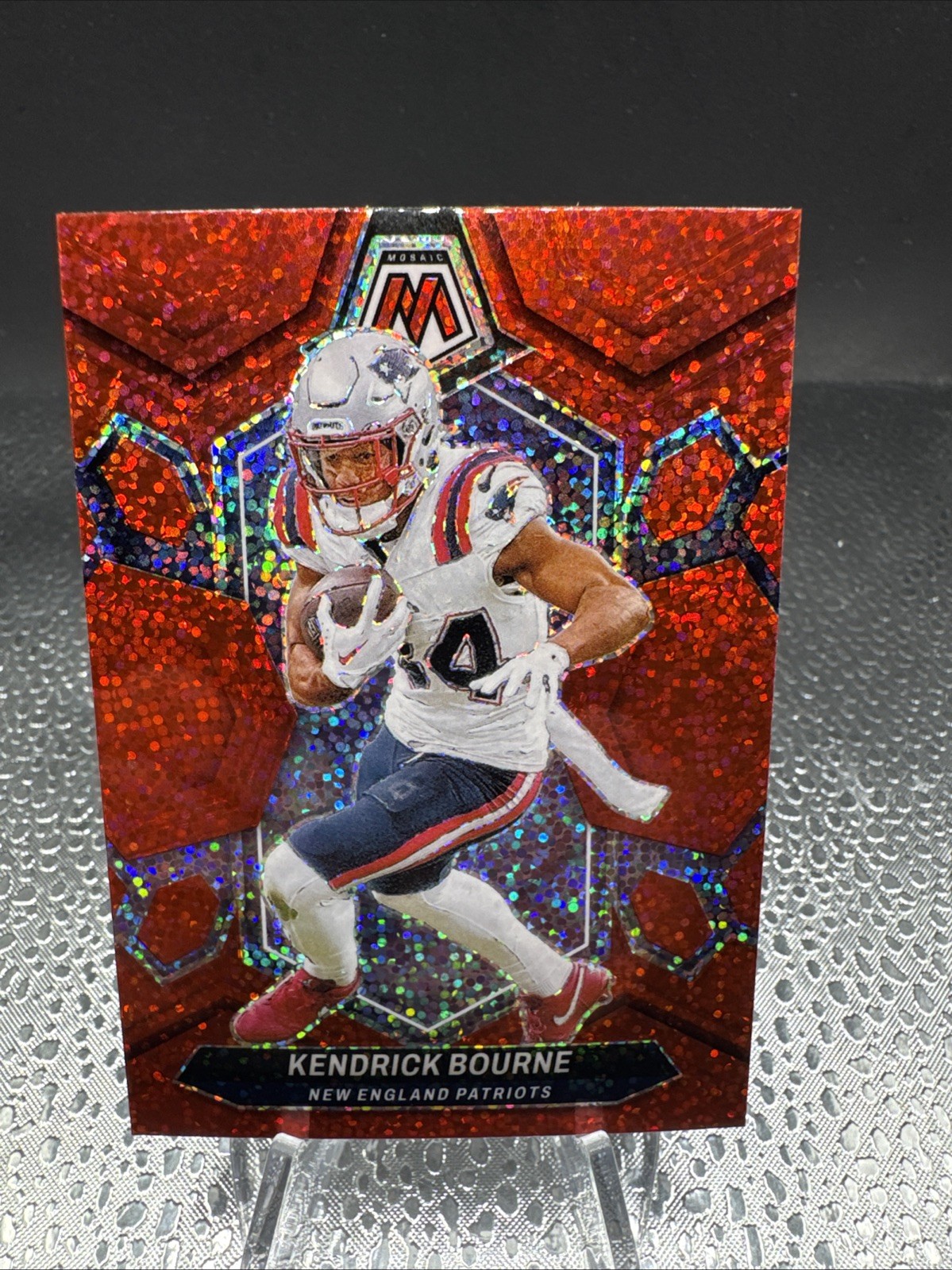 2024 MOSAIC RED SPARKLE 150 Kendrick Bourne New England Patriots