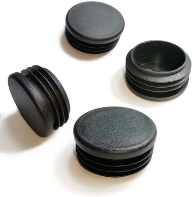 4 Pack 1 1/2 Inch round Plastic Plug, Pipe Tubing End Cap, Glide Insert Furnitur