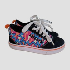 Heelys Pro 20 Wheeled Youth 2 Geometric Black Orange Blue Pink Shoe