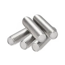 10pcs M8 x 30mm Fully Threaded Rod 304 Stainless Steel Right Hand Threads