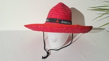 👉2  Stück Sierra Tequila 🌴  Sombrero/Strohhut 🌴 mit Kordel 🌴  NEUWARE 👈