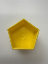 Tupperware Tupper Toy Shape-O Ball Sorter Replacement Yellow Shapes 5