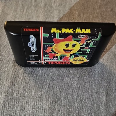 Tengen Ms. Pac-Man PAC-MAN Series Arcade Sega Genesis Game Cartridge 1982