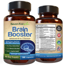 Brain Health & Memory Booster, Focus Function Clarity Nootropic Supplement