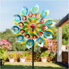 84 inch Metal Wind Spinner Large Outdoor Wind Spinners for Yard ,Garden