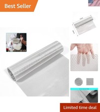 Multi-Use 12" x 40" 304 Stainless Steel Fine Screen Mesh - Ideal for Filtration