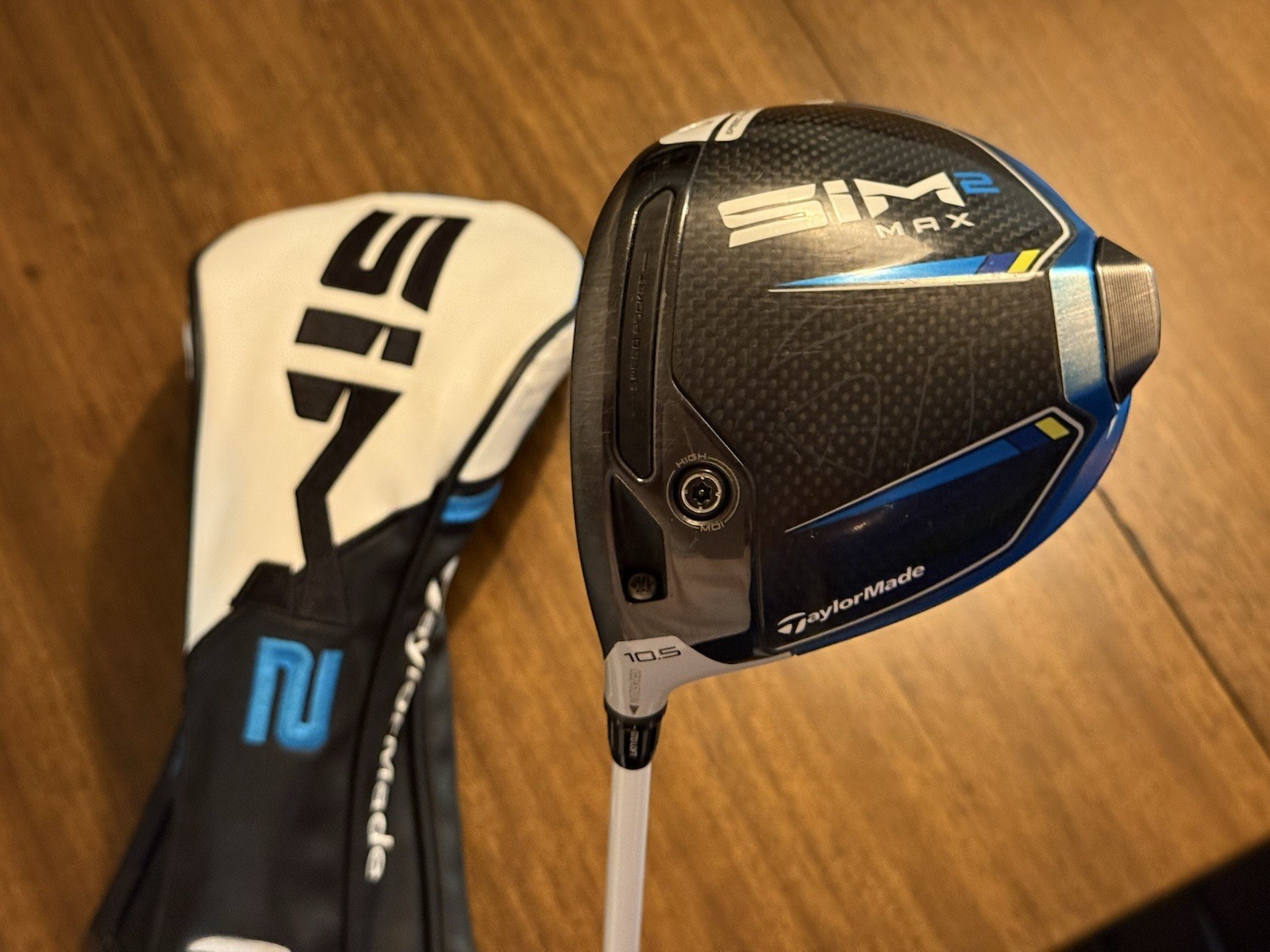Taylormade Sim 2 Max Left Handed 10.5 Degree Driver Stiff Flex Tour Spec 6S