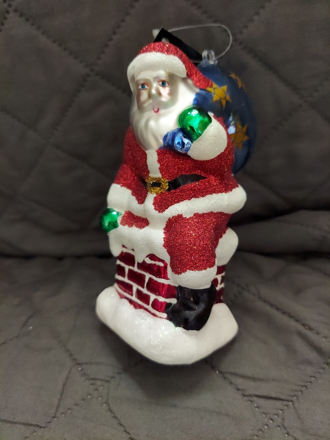 Christopher Radko Santa Claus 5-inch Blown Glass Christmas Ornament