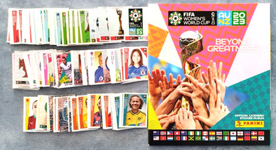     WOMEN'S 2023 WC from nr 1 - 225 FIGURINA CALCIATORI PANINI sticker with back