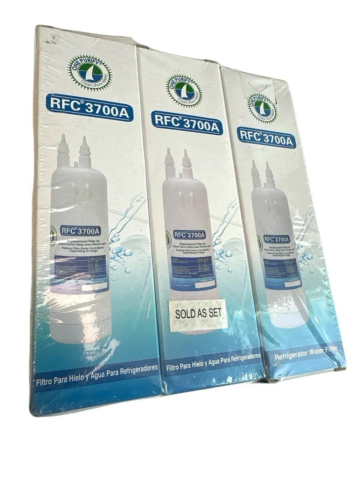 3 Filters EDR1RXD1 Refrigerator Water Caps Replacement for W10295370A, RFC3700A - Image 2 of 2