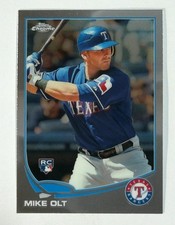2013 Topps Chrome #55 Mike Olt Texas Rangers RC Baseball Rookie Card. rookie card picture