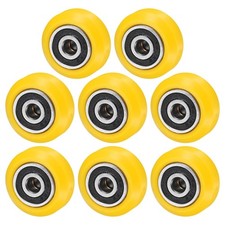 8-Pack 3D Printer Rollers V Slot, 0.94"/24mm 3D Printer Solid POM Pulley Whee...