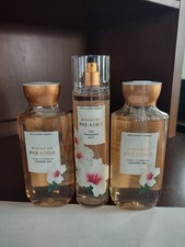 BATH  BODY WORKS HIBISCUS PARADISE FINE FRAGRANCE MIST PERFUME  2 SHOWER GEL