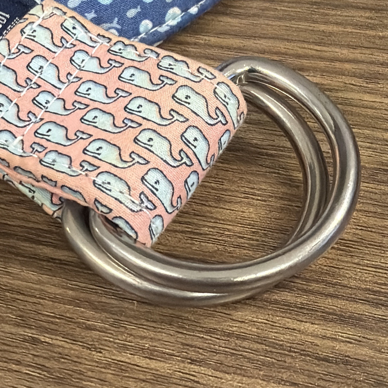 Vineyard Vines Medium Patchwork D-Ring Fabric Bel… - image 7