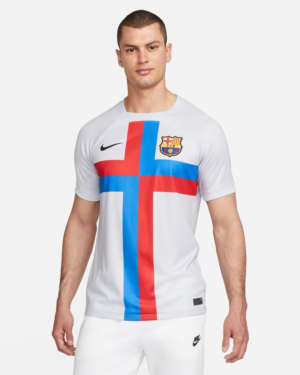 NEW! FC BARCELONA 22/23 STADIUM SS THIRD SOCCER JERSEY FOOTBALL