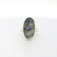 Sterling Silver Oval Moonstone Ring - Size 5.75 C31028793