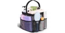 EUDELE Mesh 8-Pocket Portable Caddy for Bathroom, Beach and More 
