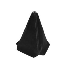 Car Shift Boot Cover Suede Leather Manual Automatic Gear Shifter Knob Black Car Shift Boot Cover Suede Leather Manual Automatic Gear Shifter Knob Black