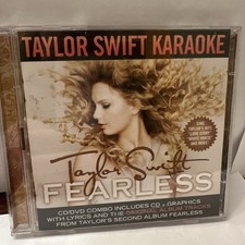 Taylor Swift Fearless Karaoke 2 CD/DVD ORIGINAL 2009 Big Machine Love Story OOP