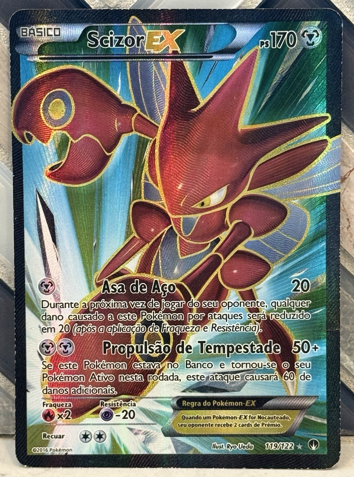 Scizor EX (Full Art) 119/122 - XY - BREAKpoint Heavy Play