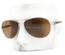 Oakley OO4079-47 Feedback Sunglasses Satin Chrome Prizm Bronze Tinted w/case