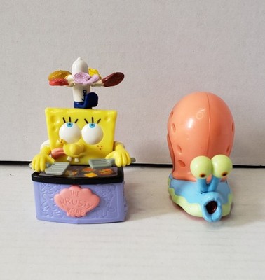 2001 Burger King Spongebob Squarepants (LOT OF TWO) Spongebob & Gary