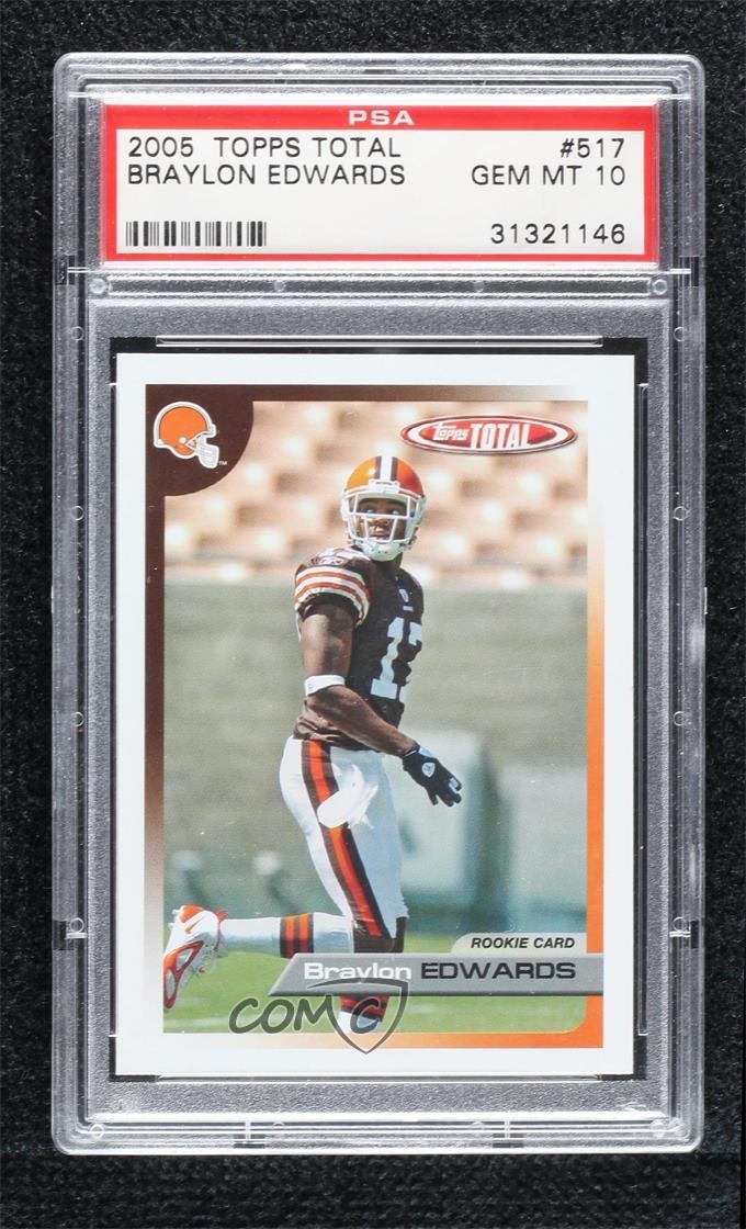 Braylon Edwards Topps Total #517 Base