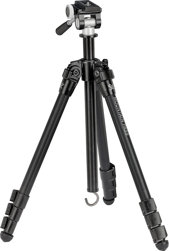 VORTEX OPTICS Vortex Optic Mountain Pass Tripod Kit Aluminum Tri-Pod & Pin Head-TR-MTP