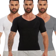 Men's 3 Pack Workout Tank Top Gym Fitness Muscle Bodybuilding Sleeveless T Shirt