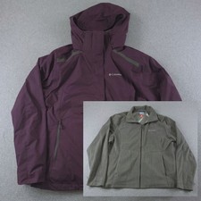 Columbia Interchange 3-in-1 Hooded Jacket Men's Small Gray — listing 6