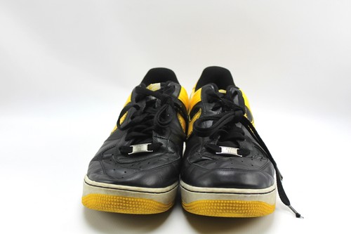 Nike AF-1 82 Air Force 1 '07 Varsity Maize Yellow Black Sneakers Mens 10.5 - Picture 3 of 7